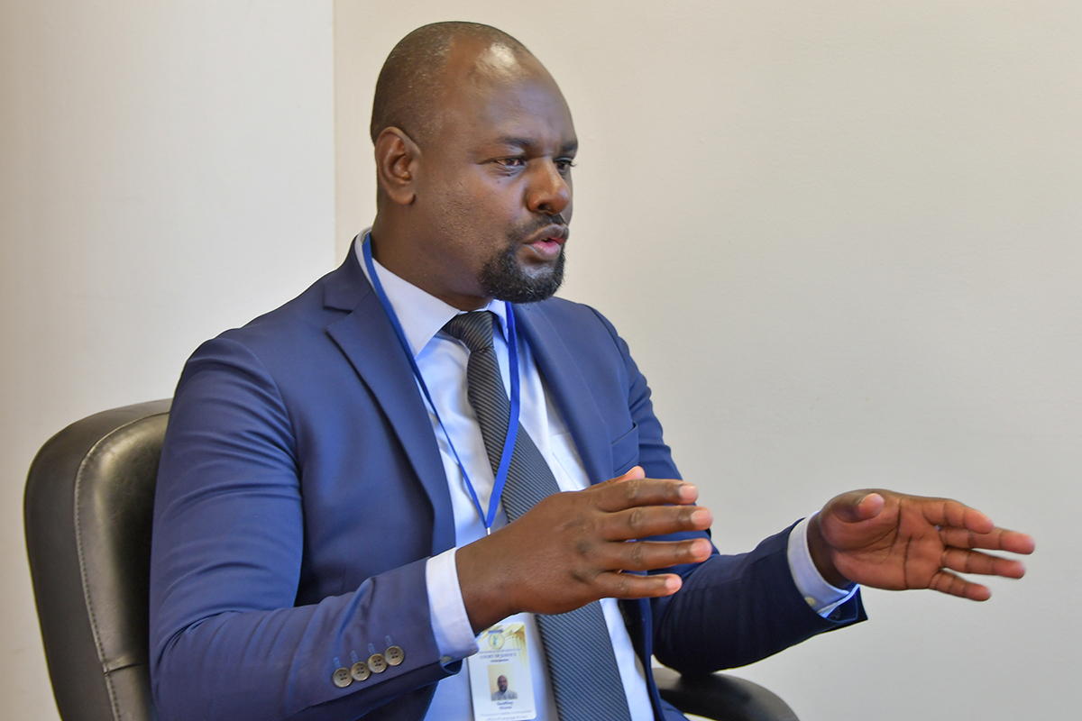Official portrait of Geoffrey Ntama.