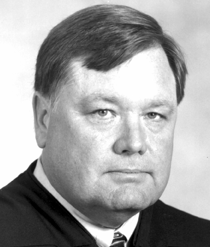 Official portrait of Judge David Barber. 