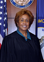 Official portrait of Judge Denise Clayton. 