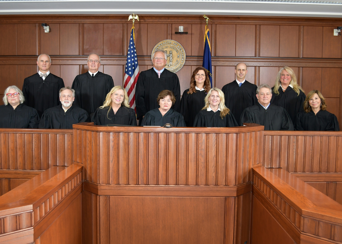Official group portrait of 2025-2026 Court of Appeals. 