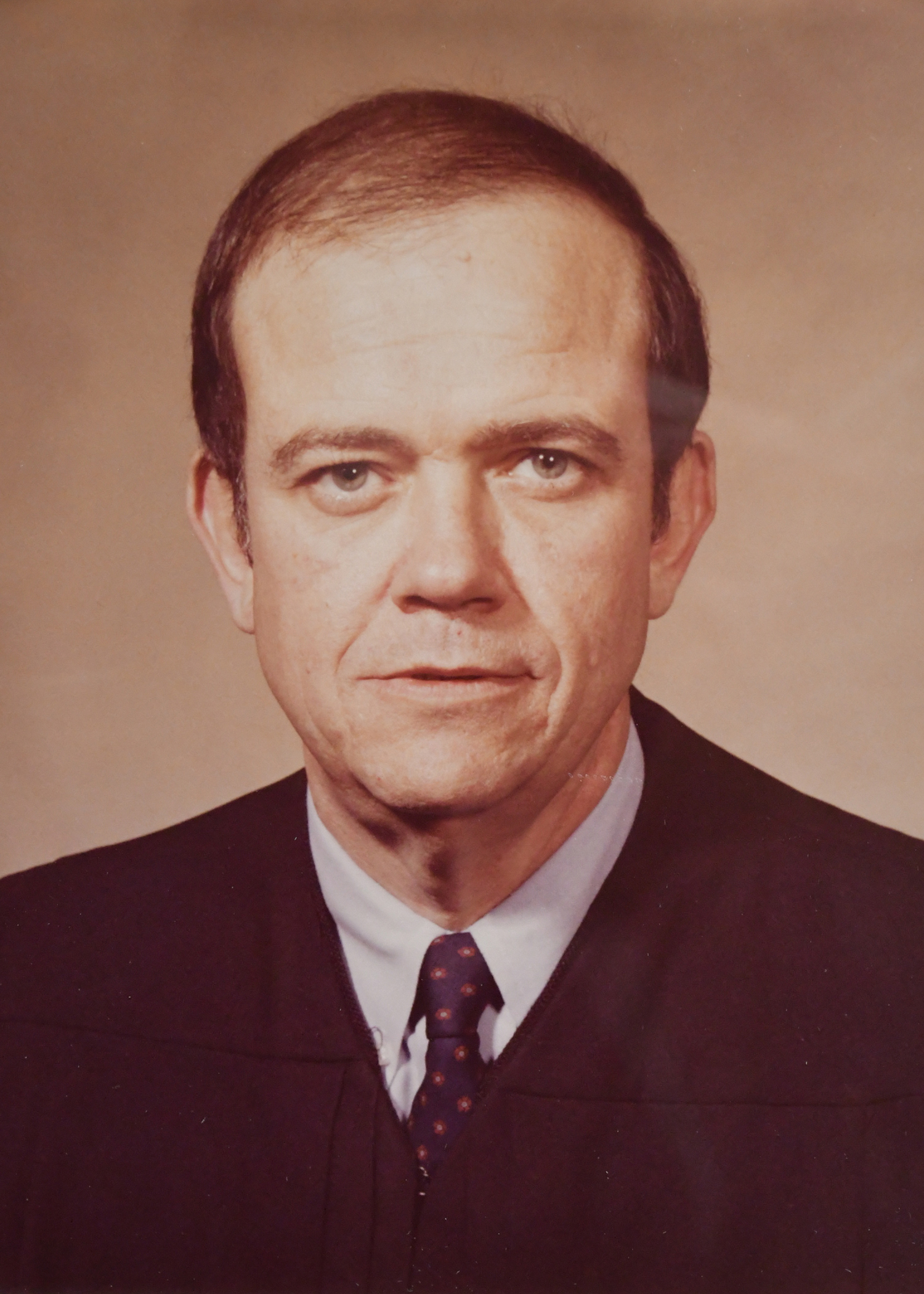 Offiical portrait of Judge Paul D. Gudgel. 