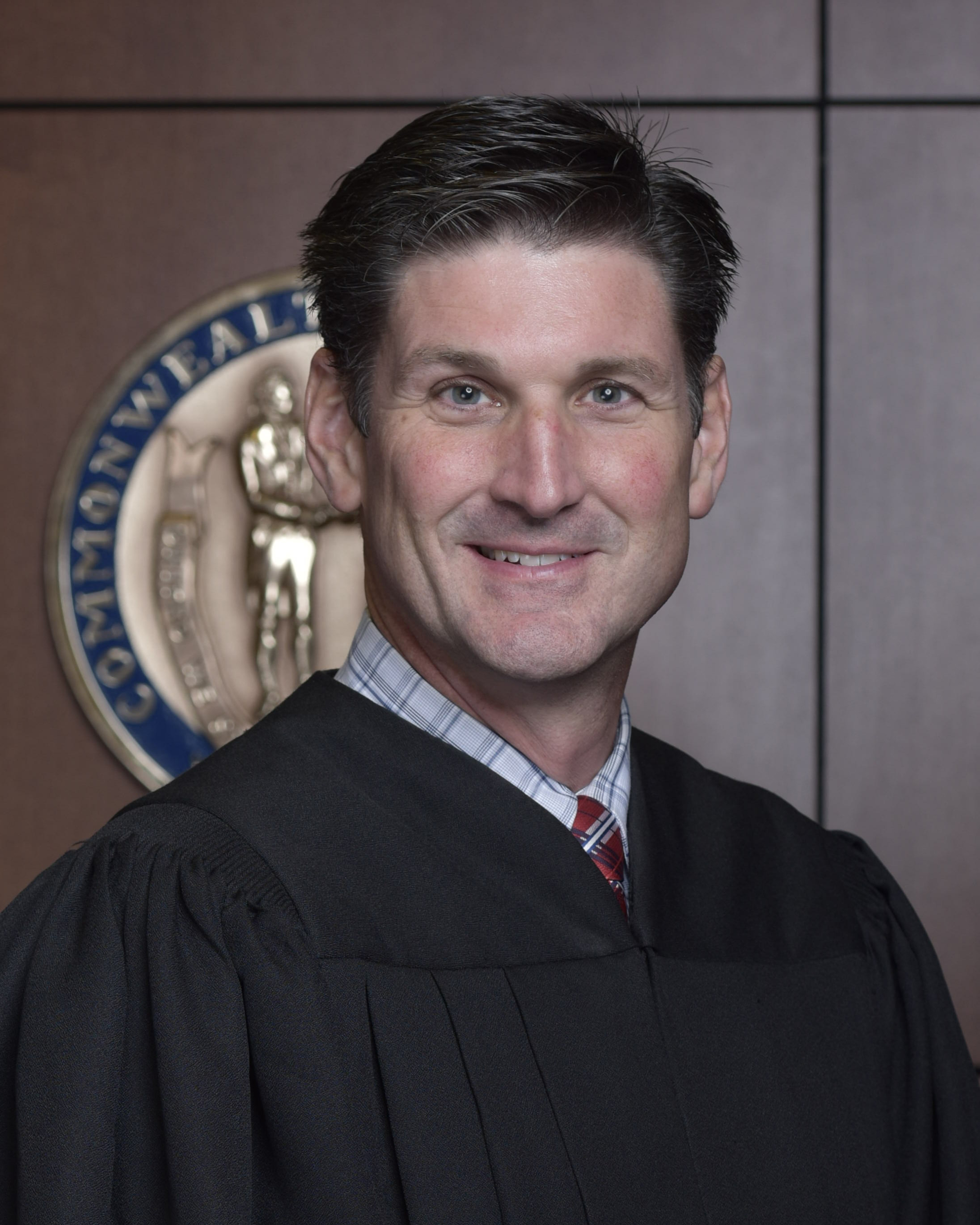 Official portrait of Judge Robert G. Johnson. 