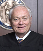 Official portrait of Judge Irvin G. Maze. 