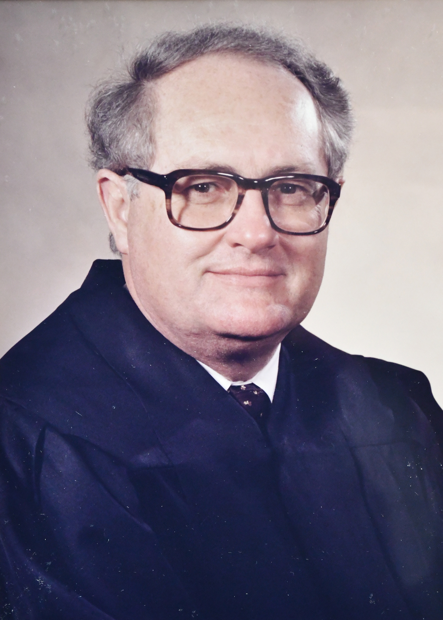 Official portrait of Judge John D. Miller. 