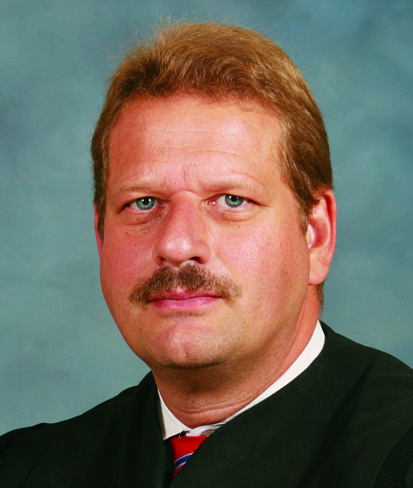 Official portrait of Judge Thomas B. Wine. 