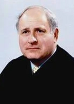 Official portrait of Judge Donald C. Wintersheimer. 